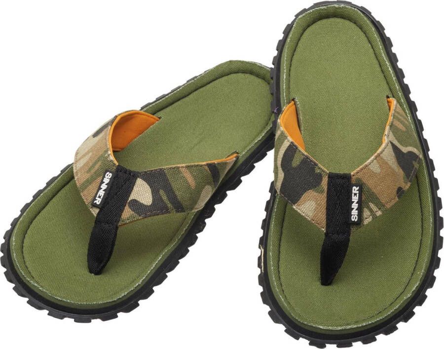 SINNER Beach Slaps IIII Slippers Heren Groen Camo