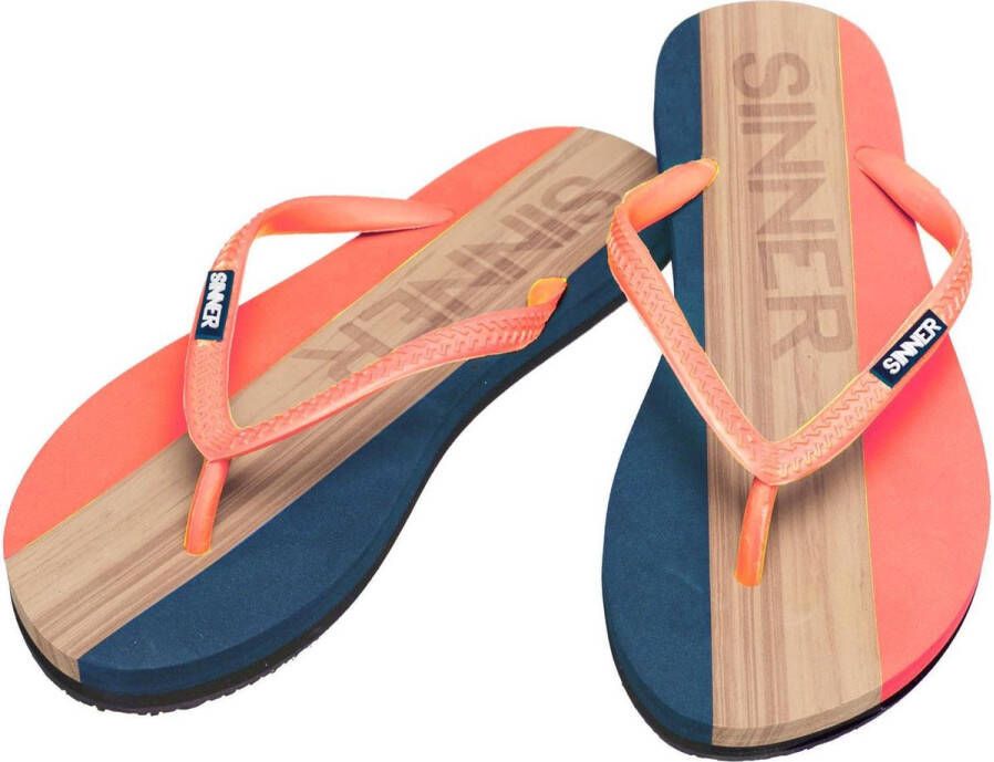 SINNER Capitola Unisex Slippers Oranje Licht Bruin