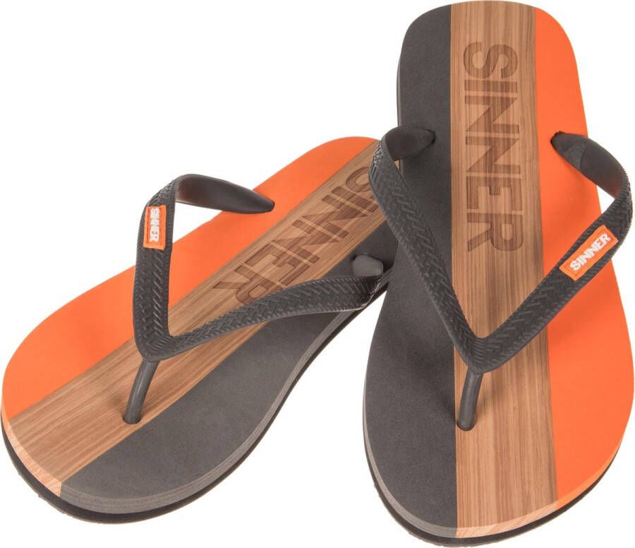 SINNER Capitola Unisex Slippers Oranje Bruin