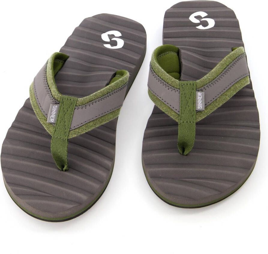 SINNER dax Strandslipper heren Groen-Multicolour