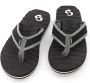 SINNER dax Strandslipper heren Black Black White - Thumbnail 1