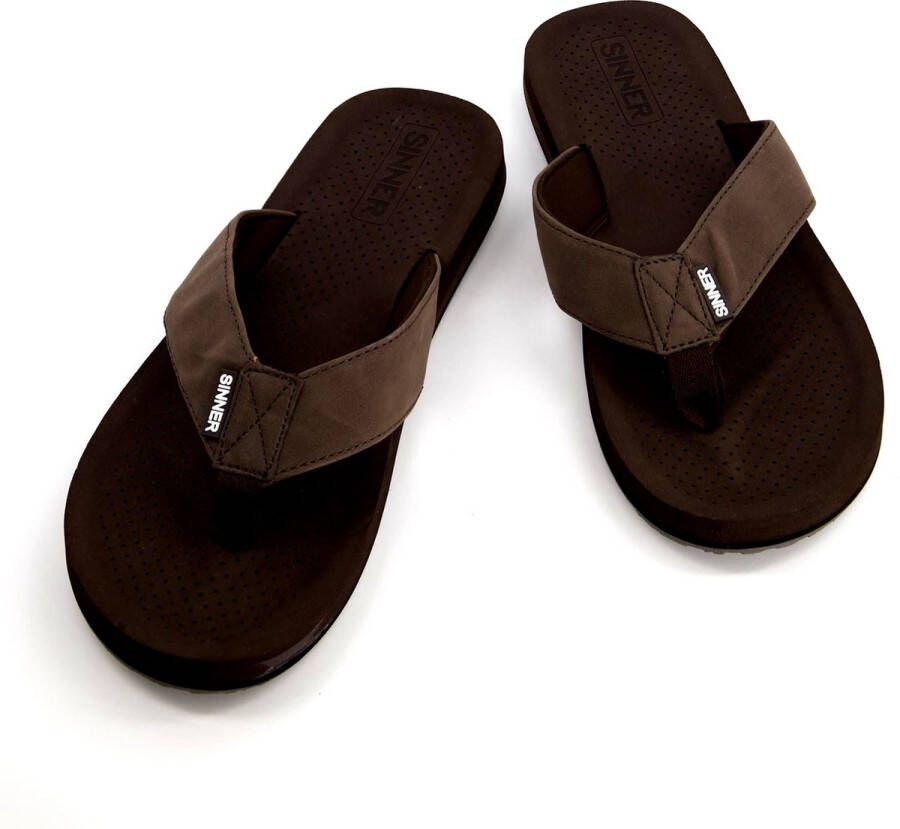 SINNER makaha Strandslipper heren Bruin