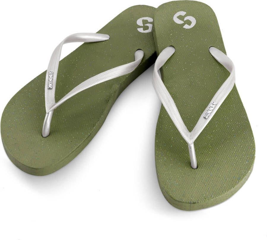 SINNER PADANK SLIPPERS DAMES GROEN