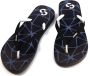 SINNER padank Beach slipper dames Zwart-Multicolour - Thumbnail 2