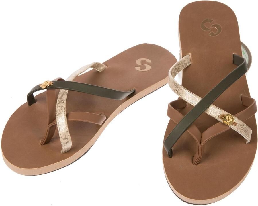 SINNER Coral Dames Slippers Lichtbruin