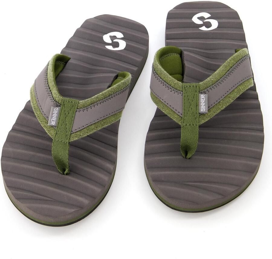 SINNER dax Strandslipper heren Groen-Multicolour