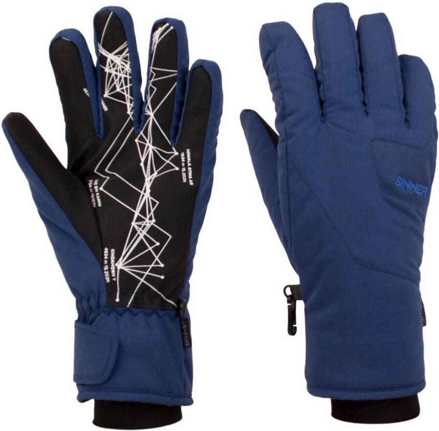 SINNER skihill glove Ski handschoenen heren Blauw-Multicolour