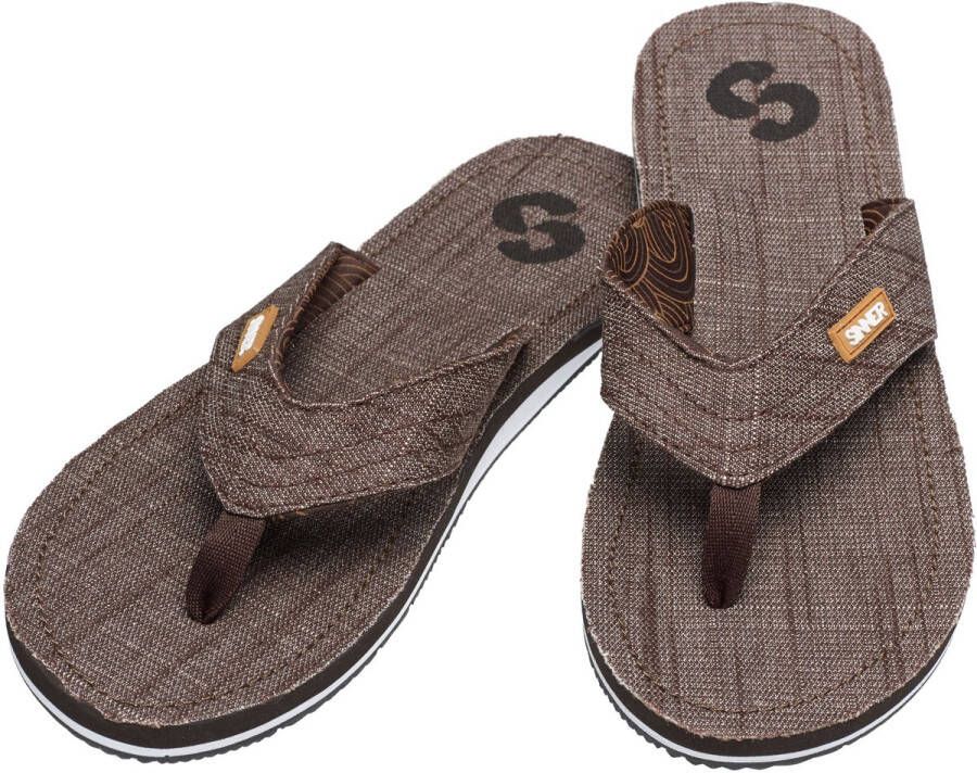 SINNER sulawesi Strandslipper heren Bruin-Multicolour