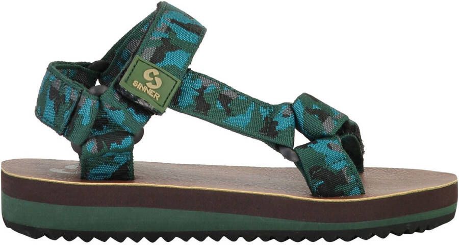 Sinnner Sinner Alor Unisex Slippers Groen