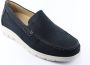 Sioux 706 6110352 Blauwe heren mocassin - Thumbnail 1