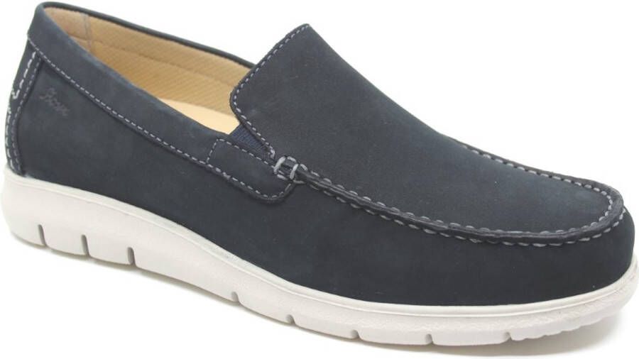 Sioux 706 6110352 Blauwe heren mocassin