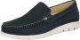 Sioux 706 6110352 Blauwe heren mocassin - Thumbnail 1