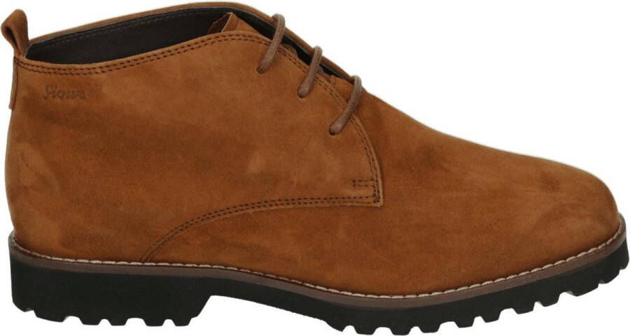 Sioux MEREDITH-702-WF-H Hoge sneakers Veterlaarzen Dames veterschoenen Dames sneakersHalf-hoge schoenen Cognac