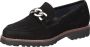 Sioux MEREDITH 734 5167760 Zwarte dames moccasin instappers wijdte H - Thumbnail 1