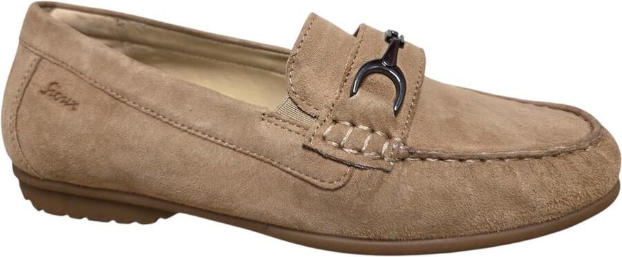 Sioux 40162 738 Instappers Beige Leer Dames Breedtemaat H Beige - Foto 2