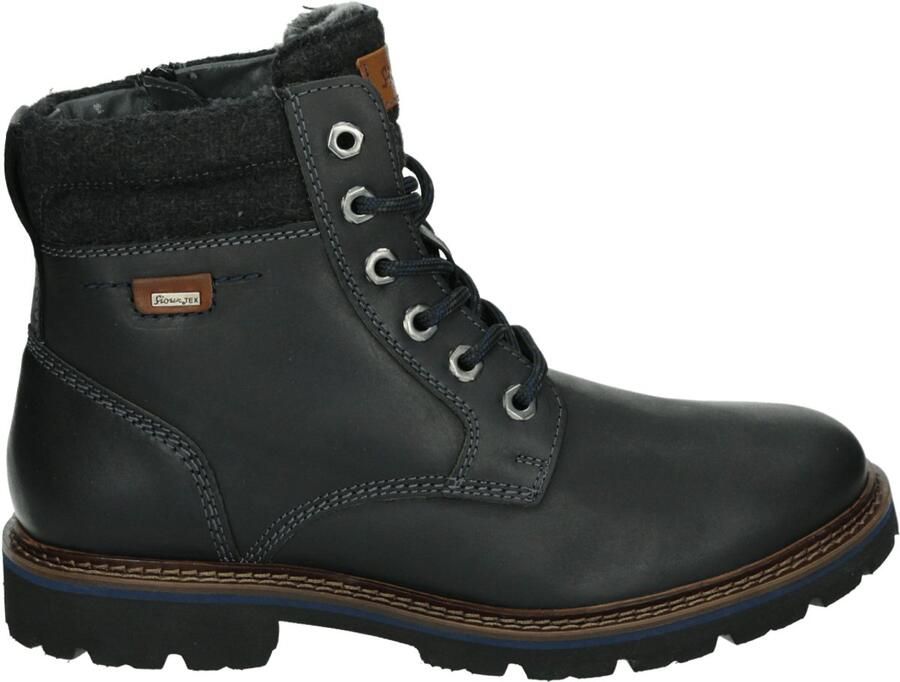 Sioux ADALR.-704-TEX-LF-H Vrije tijd half-hoogHeren veterschoenHeren sneakers Zwart