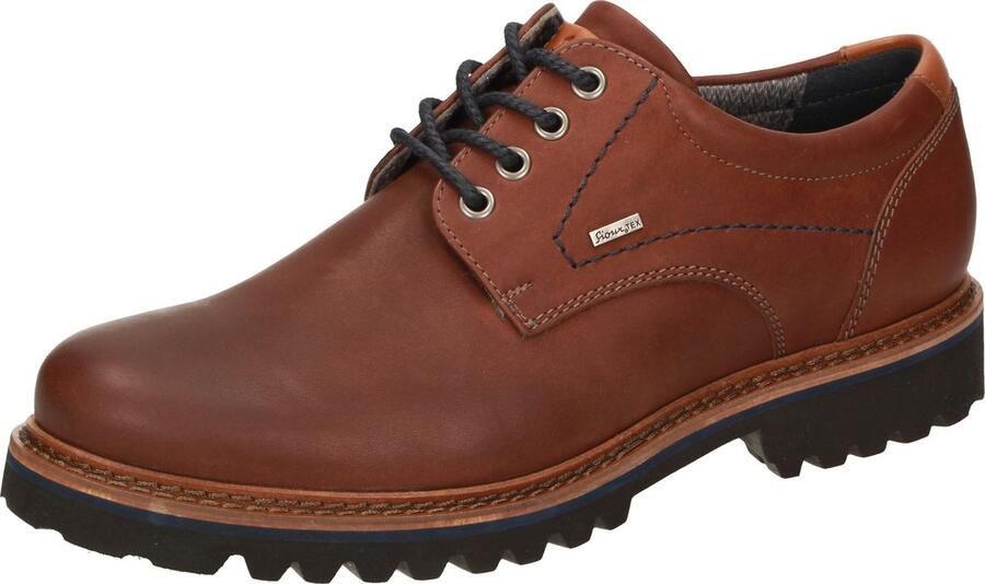 Sioux Casual heren veterschoenen in bruin