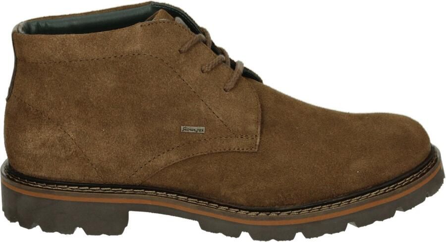 Sioux ADALRIK-716-TEX-H Vrije tijd half-hoog Heren veterschoen Heren sneakers Cognac