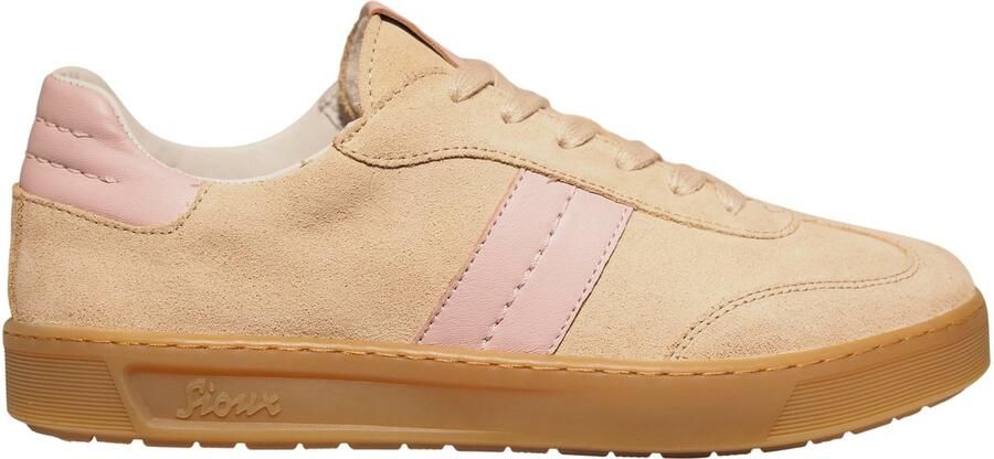 Sioux beige suède dames sneakers