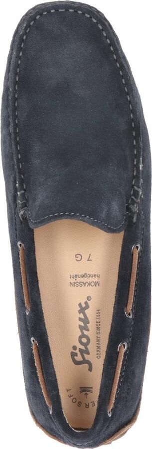 Sioux CALLIMO VELOUR HAYDEN Volwassenen Instappers Kleur Blauw - Foto 13