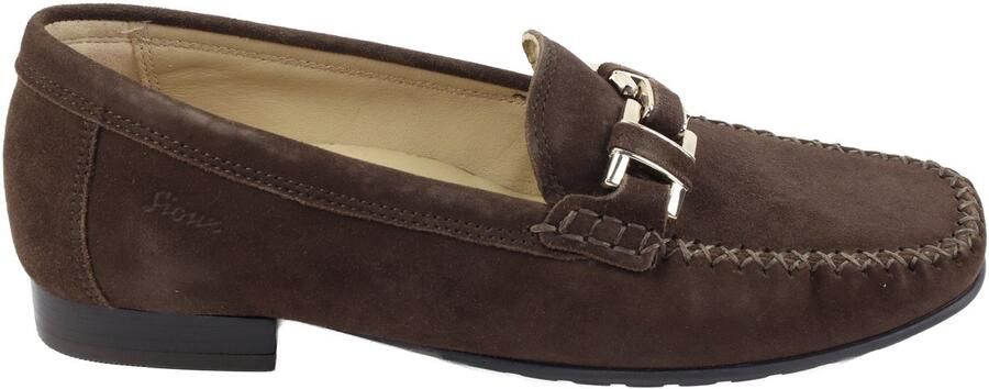 Sioux Cambria Instappers bruin nubuck suede