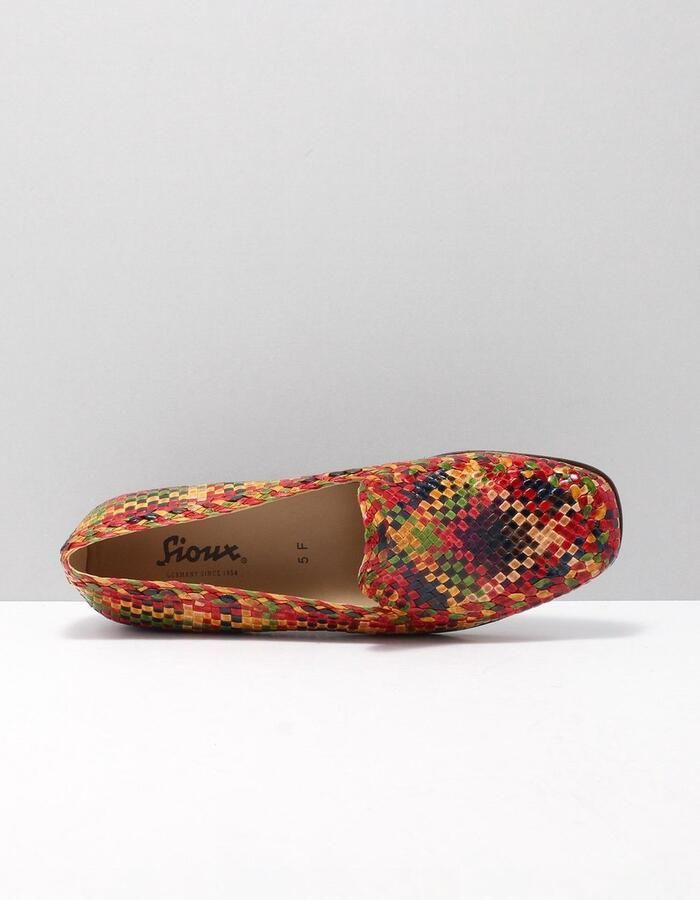 Sioux CORDERA FLORENCE Volwassenen Instappers Kleur: Rood - Foto 4