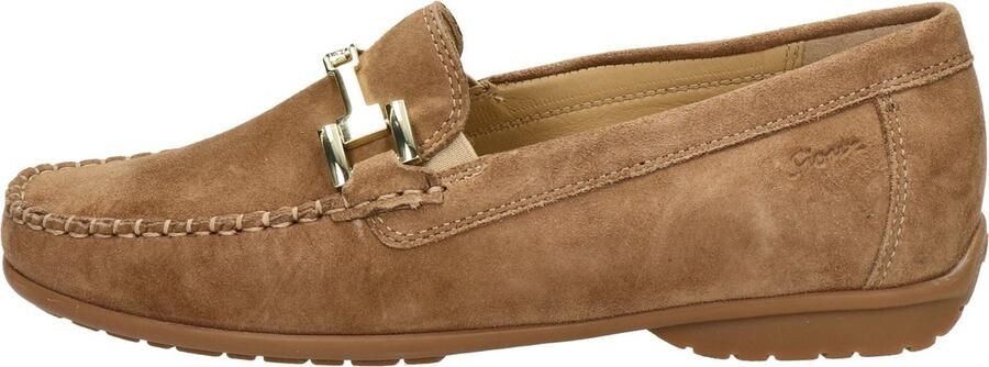 Sioux Cortizia suède mocassins met gesp camel - Foto 5