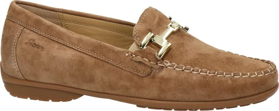 Sioux Cortizia suède mocassins met gesp camel - Foto 4
