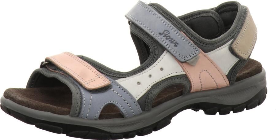 Sioux Blauwe dames sandalen voor zonnige dagen