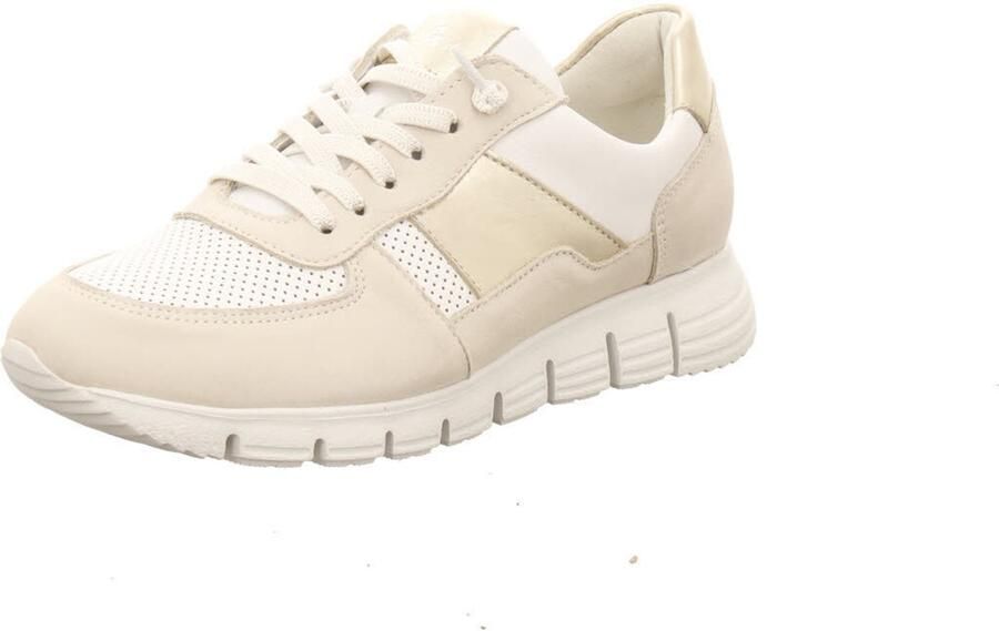 SIOUX Sneakers laag 'Mokrunner' beige zilver offwhite
