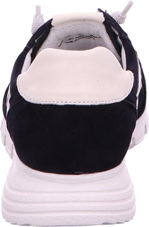 SIOUX Sneakers laag 'Mokrunner' donkerblauw wit