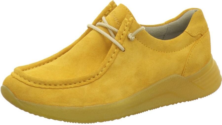 Sioux dames veterschoenen geel