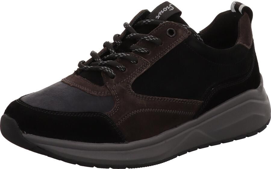 SIOUX Sneakers laag 'Tasulio-702-J' donkerbruin zwart