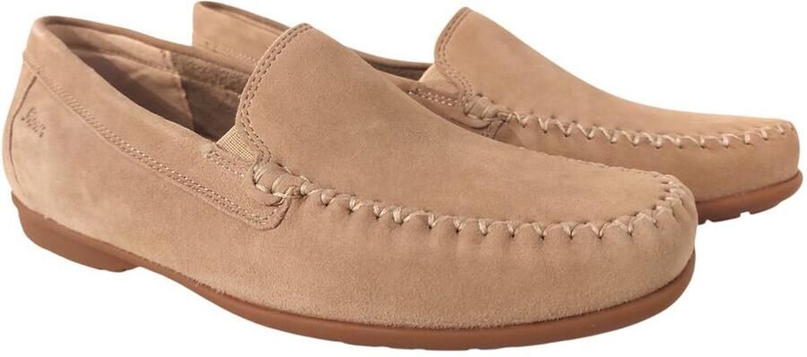 Sioux Instapper Cortizia-705-H Cocoa Taupe Suède Verwisselbaar Voetbed