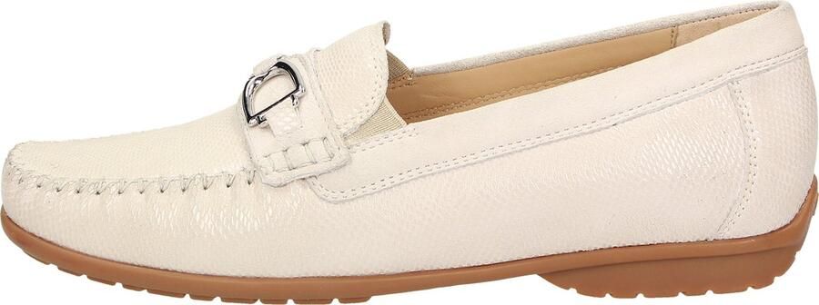Sioux Instapper Cortizia-723-H Off White Reptielprint Suède Verwisselbaar Voetbed Wijdte H - Foto 6