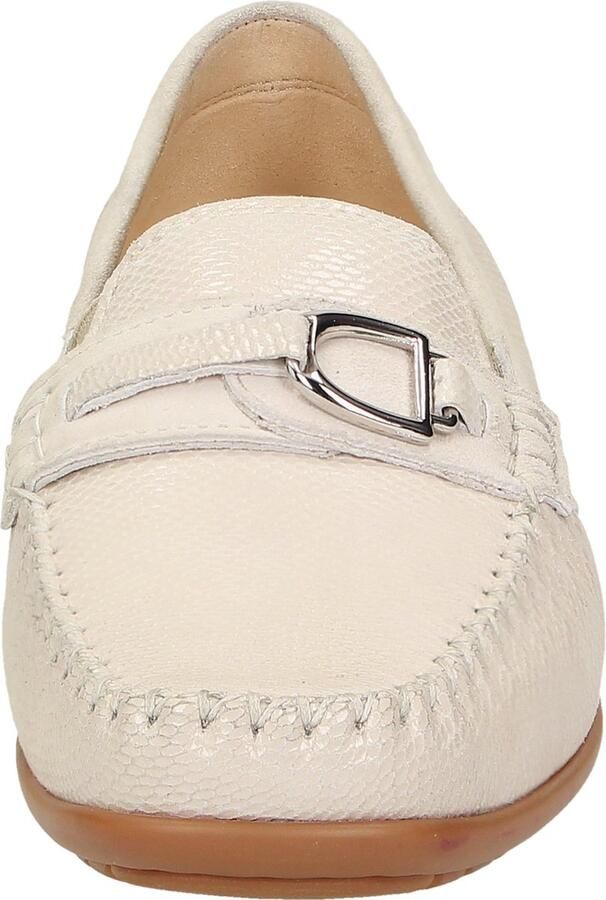 Sioux Instapper Cortizia-723-H Off White Reptielprint Suède Verwisselbaar Voetbed Wijdte H - Foto 3