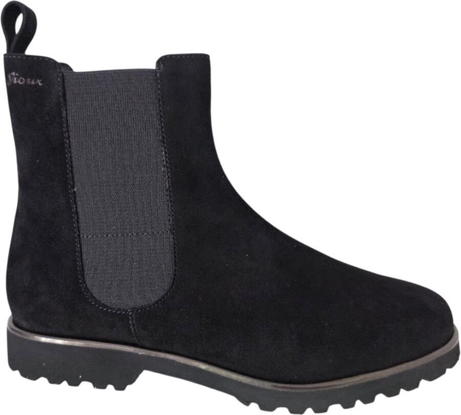 SIOUX Chelsea boots ' Meredith-750-H ' zwart