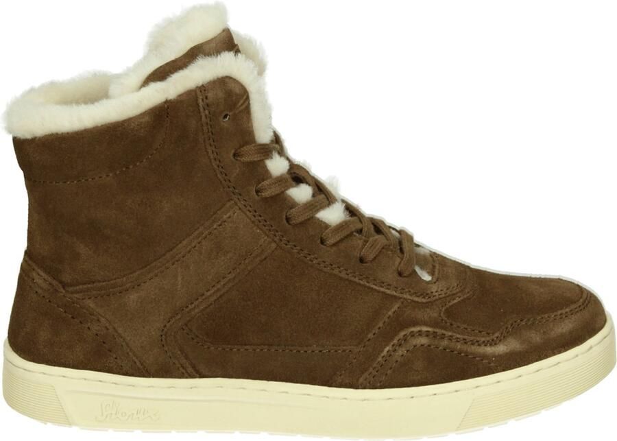 Sioux MAITES SNEAK 006-LF Hoge sneakersVeterbootsDames veterschoenenDames sneakersHalf-hoge schoenen Cognac