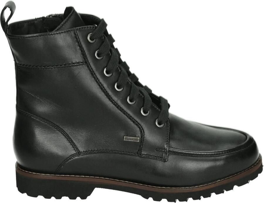 Sioux MERDIT-759-TEX-WF-H Hoge sneakers Veterboots Dames veterschoenen Dames sneakersHalf-hoge schoenen Zwart