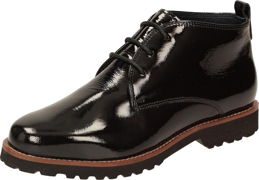 Sioux Zwarte nette schoenen met uitneembaar voetbed - Foto 2