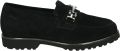 SIOUX Loafers Dames Meredith Suède Zwart - Zwart