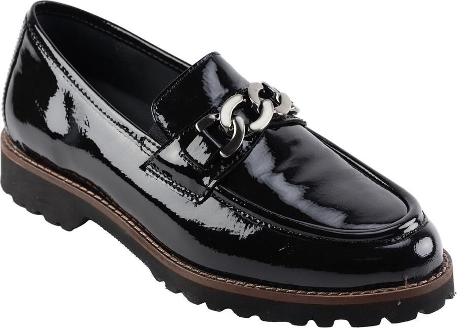 SIOUX Loafers Dames Meredith Maat: 41 5 Materiaal: Lakleer Kleur: Zwart - Foto 3