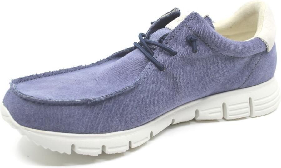 Sioux MOKRUNNER 6139589 Blauwe heren mocassin - Foto 5