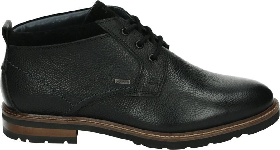 Sioux ROSTOLO-706-TEX Vrije tijd half-hoog Heren veterschoen Heren sneakers Zwart