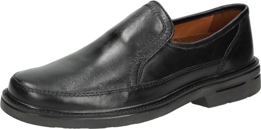 SIOUX Huisschoen 'Slipper Herren 25970 Echtleder in schwarz' zwart - Foto 5