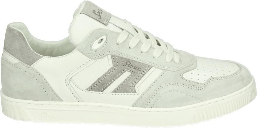 Sioux TEDROSO-712 Lage sneakersVrije tijdsschoenenHeren sneakers Wit beige