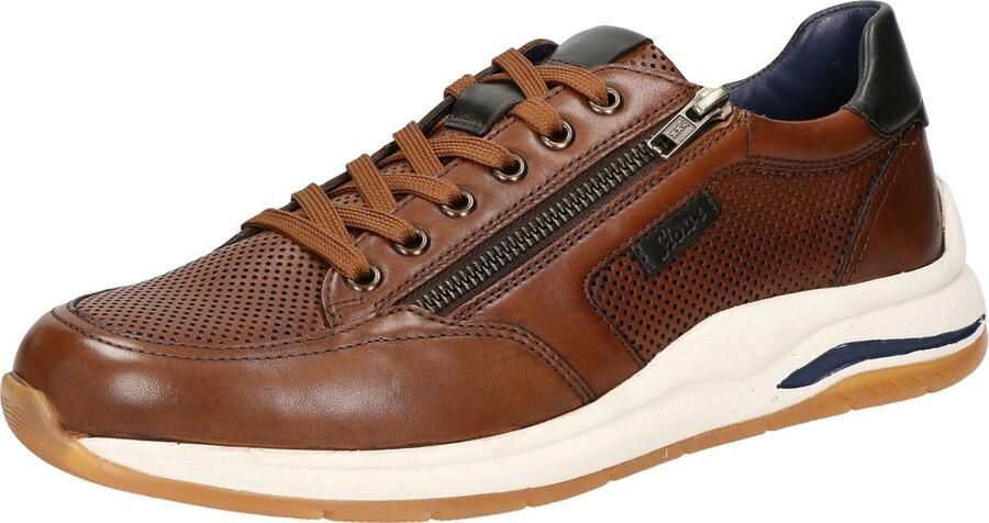 Sioux TURIBIO-710-J Lage sneakersVrije tijdsschoenenHeren sneakers Cognac