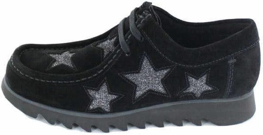 Sioux unisex instappers zwart
