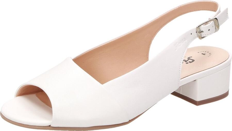 Sioux Witte Strappy Sandalen voor Dames