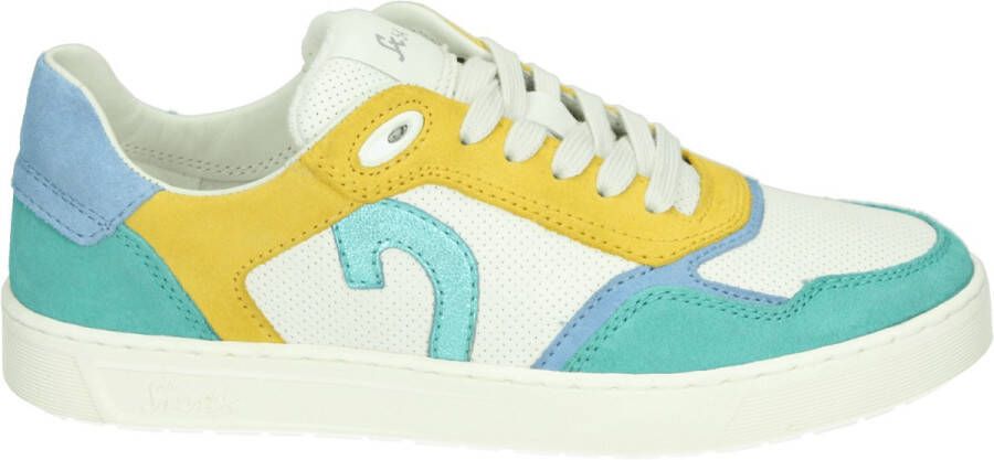 Sioux TEDROSO-DA-702~~~~~~~~~~~~~~~~ Lage sneakersDames sneakers Wit beige